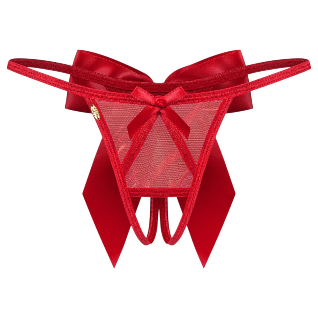 Obsessive Gifty - nyitott tanga (piros) Obsessive Gifty - nyitott tanga (piros)