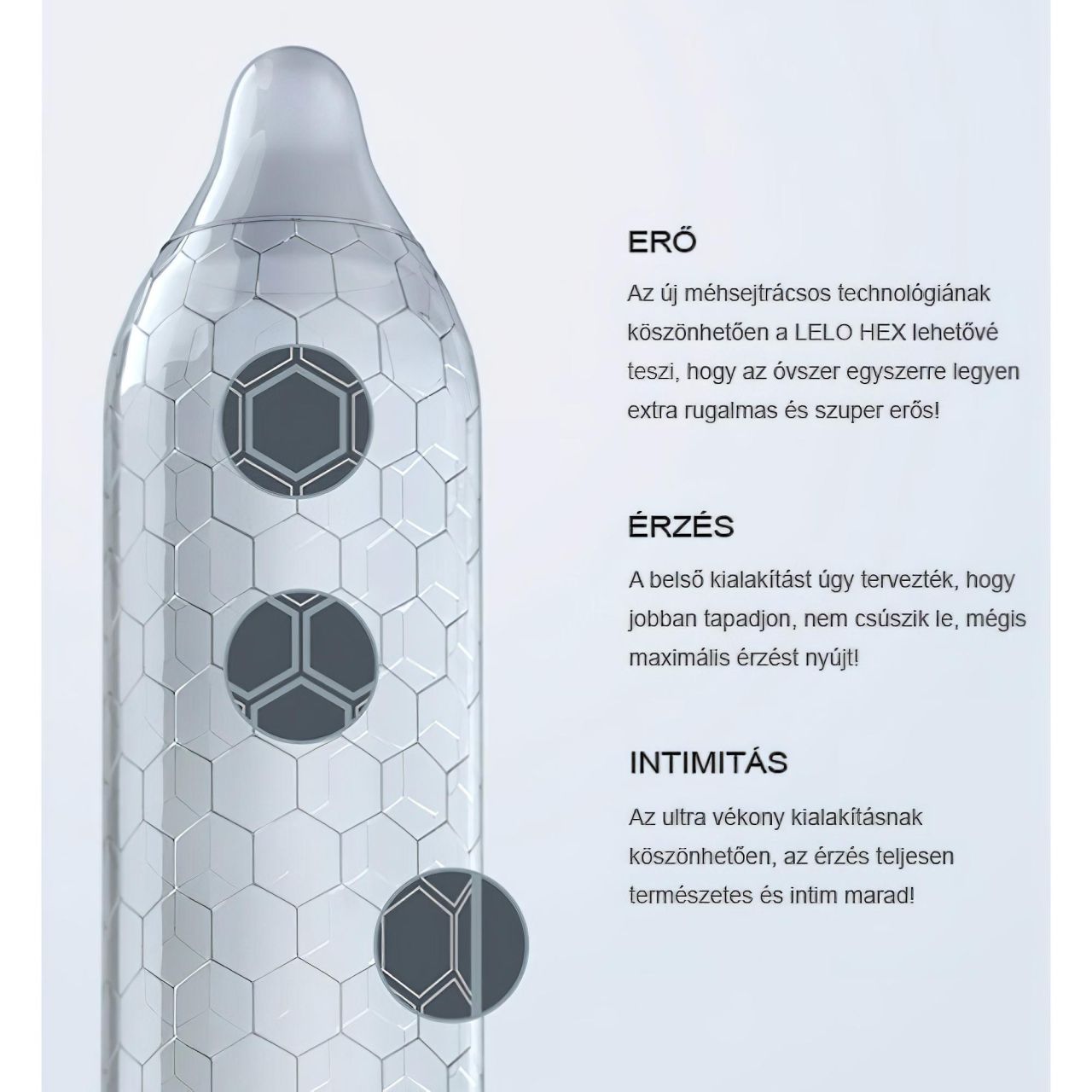 / LELO Hex Original - luxus óvszer (1db) / LELO Hex Original - luxus óvszer (1db)