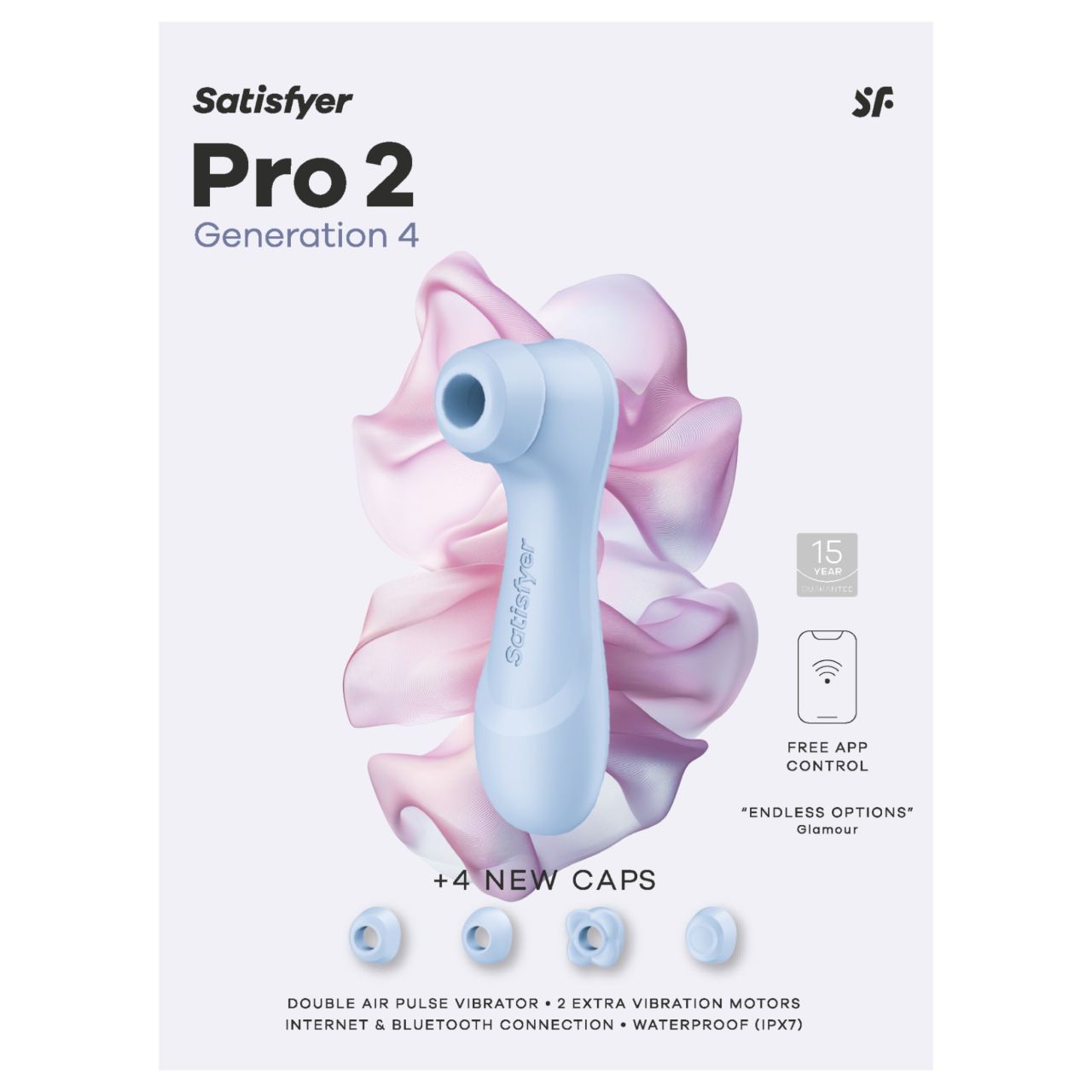 Satisfyer Pro 2 Gen4 - App-vezérelt léghullámos csiklóizgató (kék) Satisfyer Pro 2 Gen4 - App-vezérelt léghullámos csiklóizgató (kék)