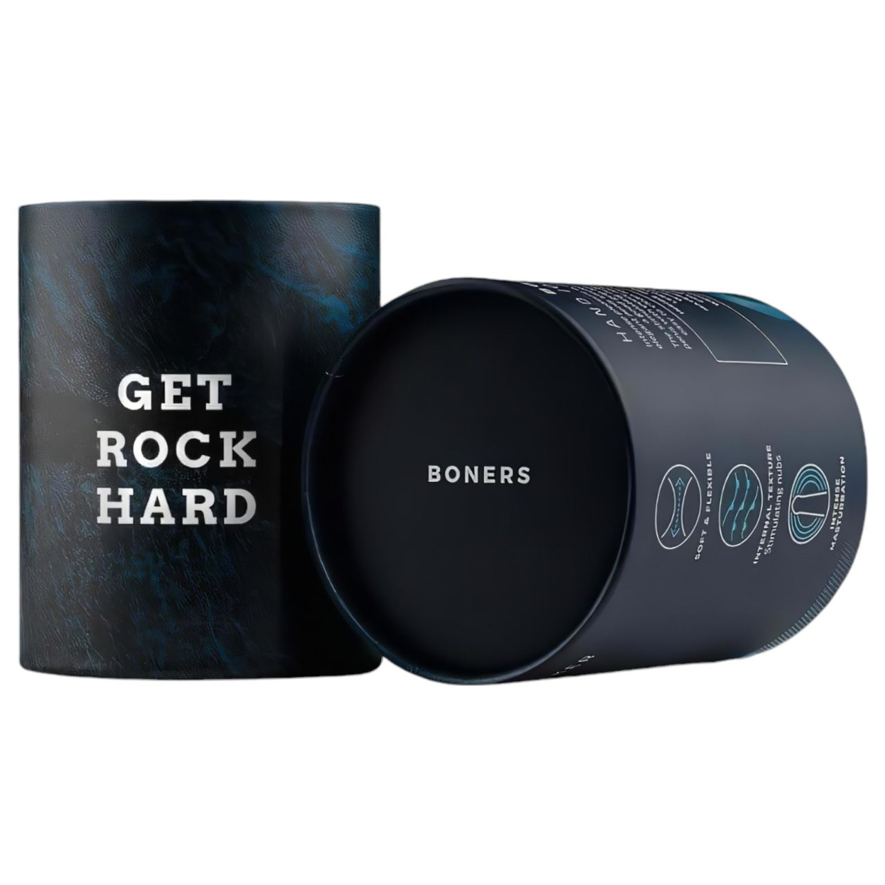 Boners Get Rock Hard - utazó maszturbátor férfiaknak (szürke) Boners Get Rock Hard - utazó maszturbátor férfiaknak (szürke)