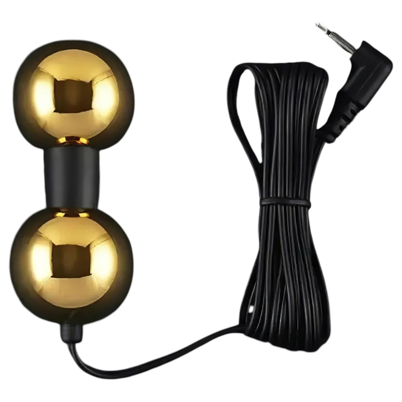 DG-LAB BiPolar B - kétpólusú, homokóra alakú fém elektróda (arany)