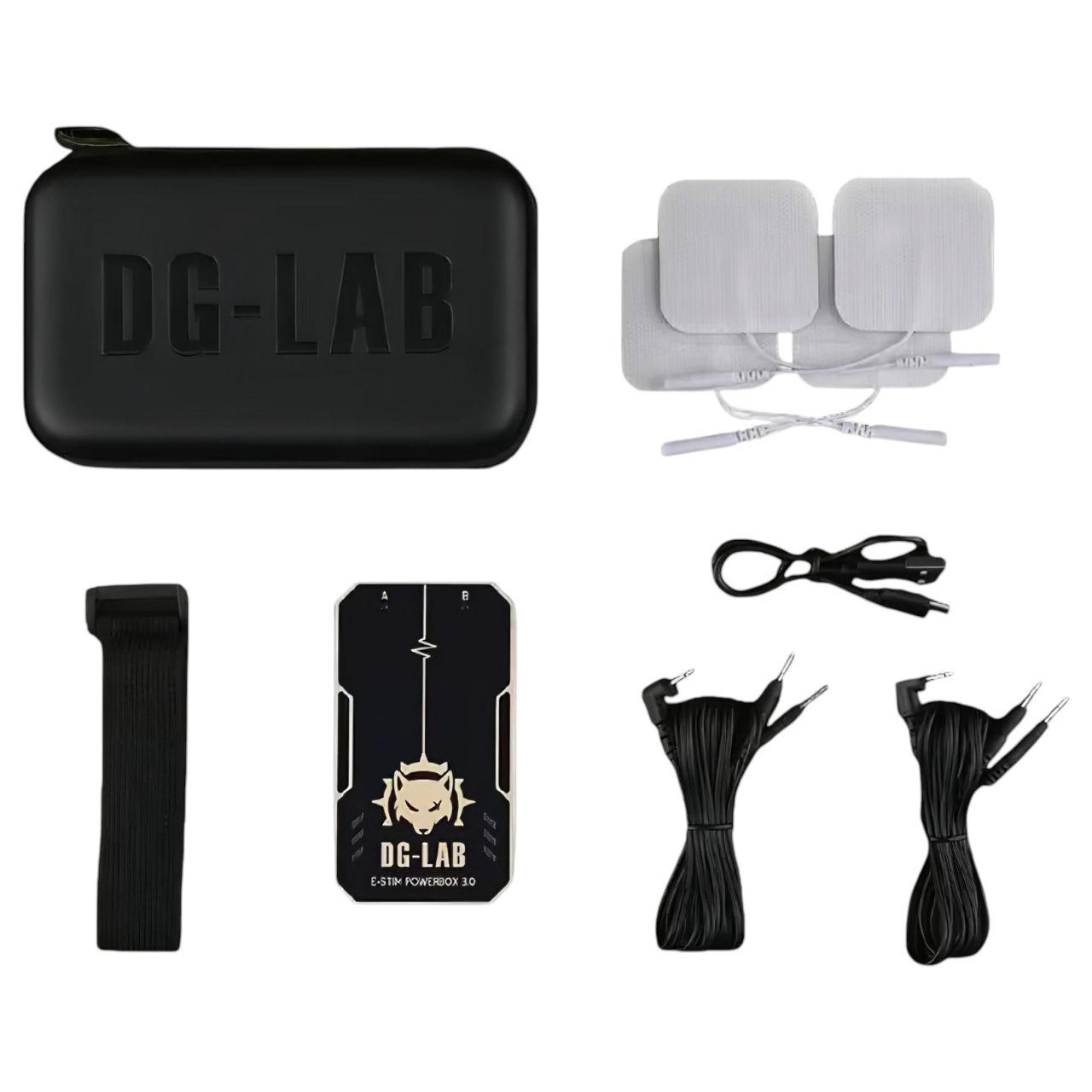 DG-LAB Coyote 3.0 - kétcsatornás elektrostimulációs vezérlő (fekete)