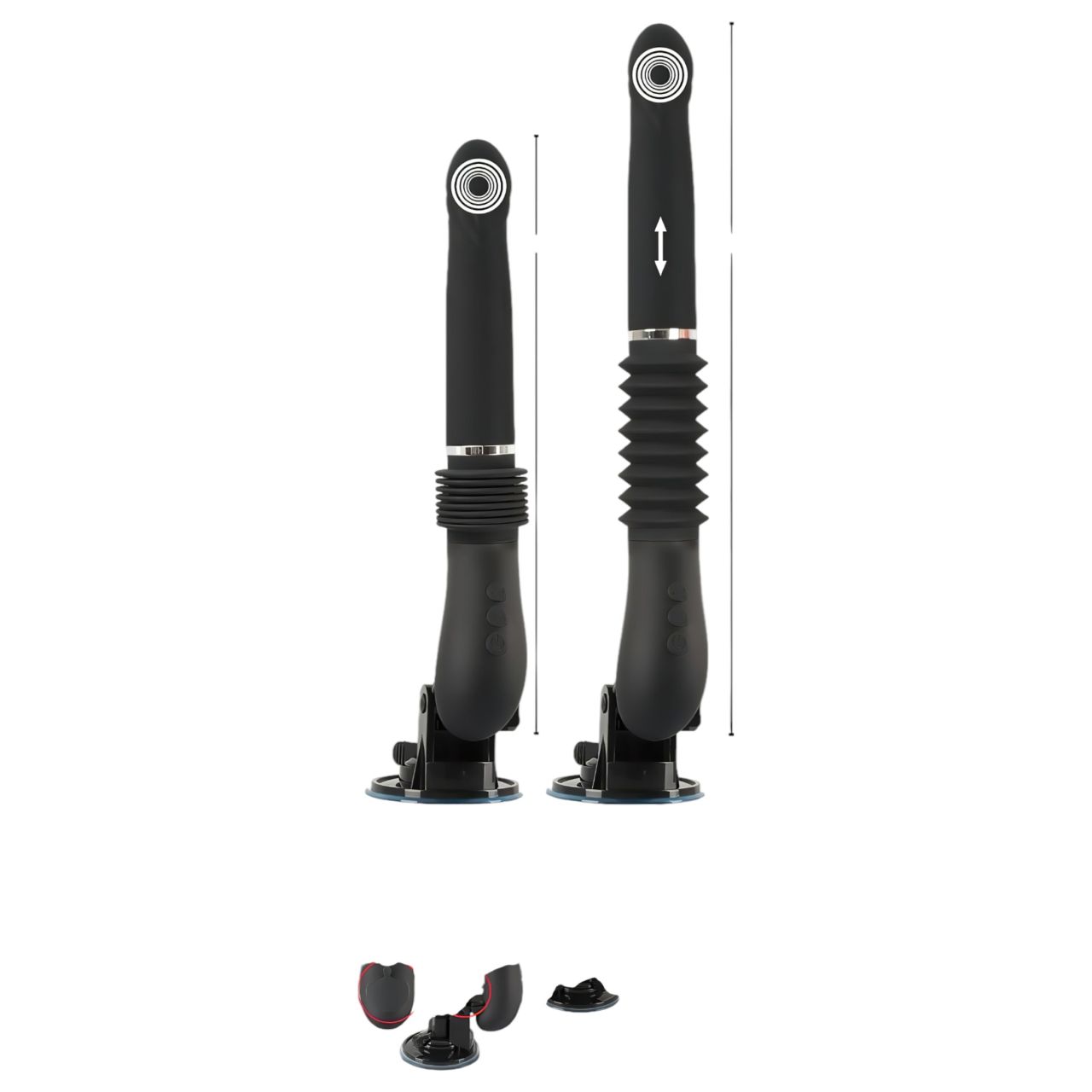 You2Toys RC Fucking Machine 2.0 - tapadókorongos lökő- és vibrációs szexgép