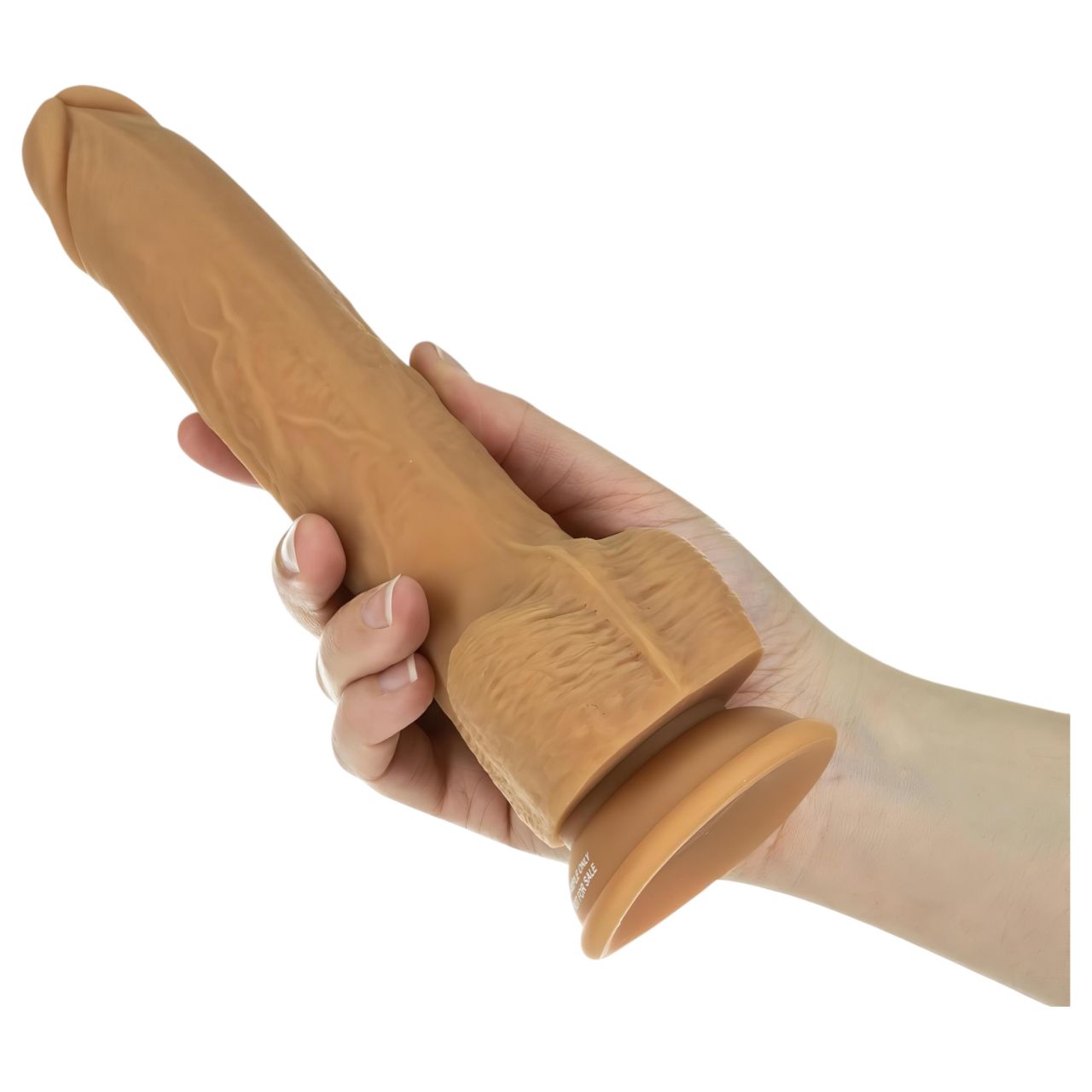 Naked Addiction Thrusting 9 - lökő vibrátor - sötét (23 cm)