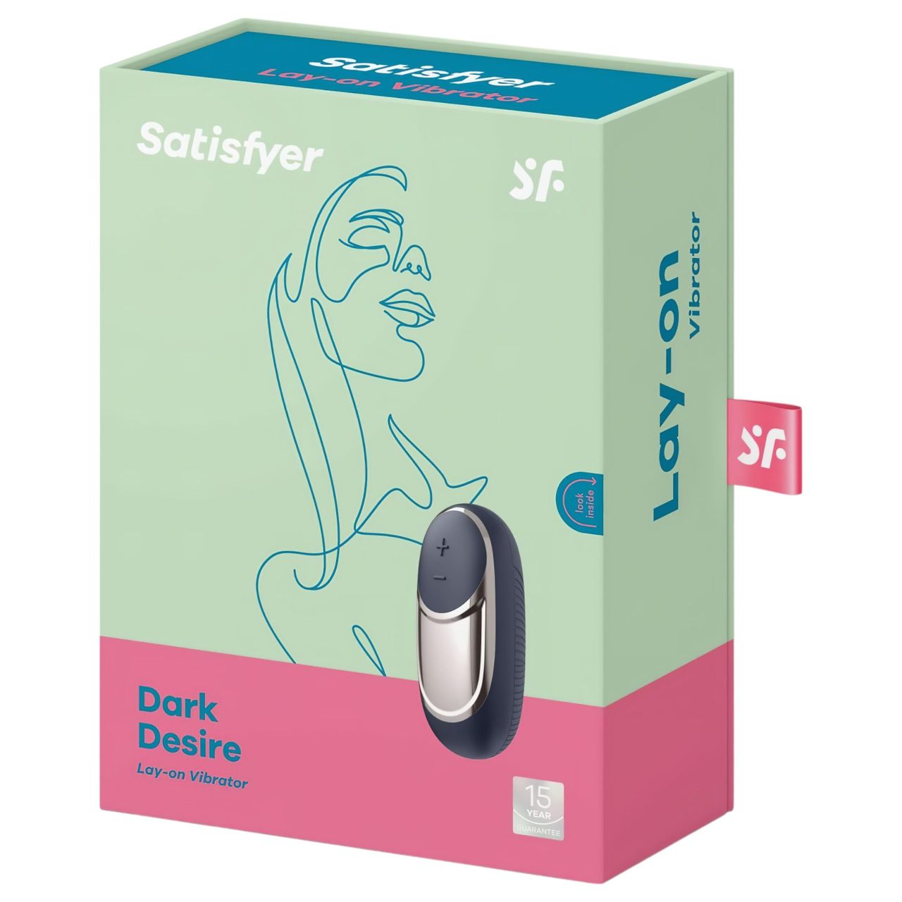 Satisfyer Dark Desire - akkus csikló vibrátor, csiklóizgató (fekete)