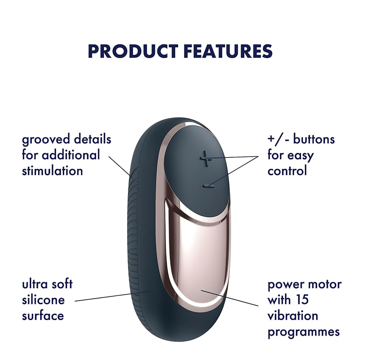 Satisfyer Dark Desire - akkus csikló vibrátor, csiklóizgató (fekete)