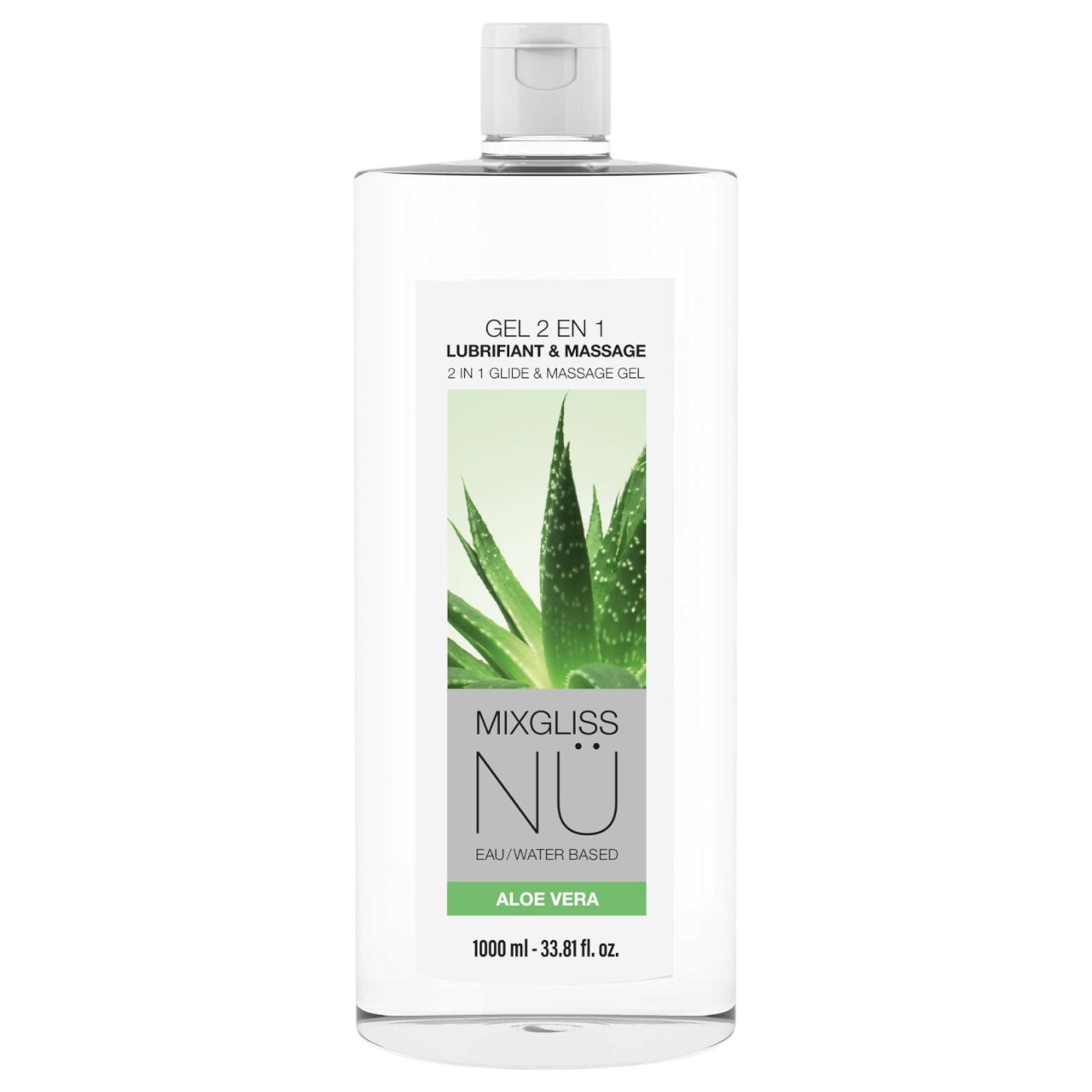 Mixgliss Nu Aloe Vera - nuru masszázs gél és síkosító (1000ml) Mixgliss Nu Aloe Vera - nuru masszázs gél és síkosító (1000ml)