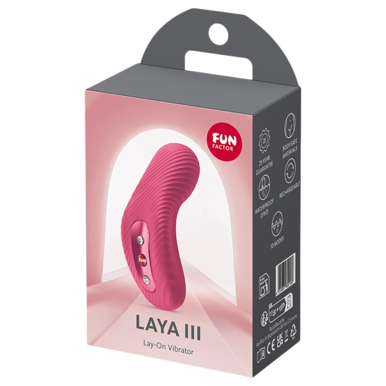 / Fun Factory Laya III - vízálló csikló vibrátor, csiklóizgató (pink)