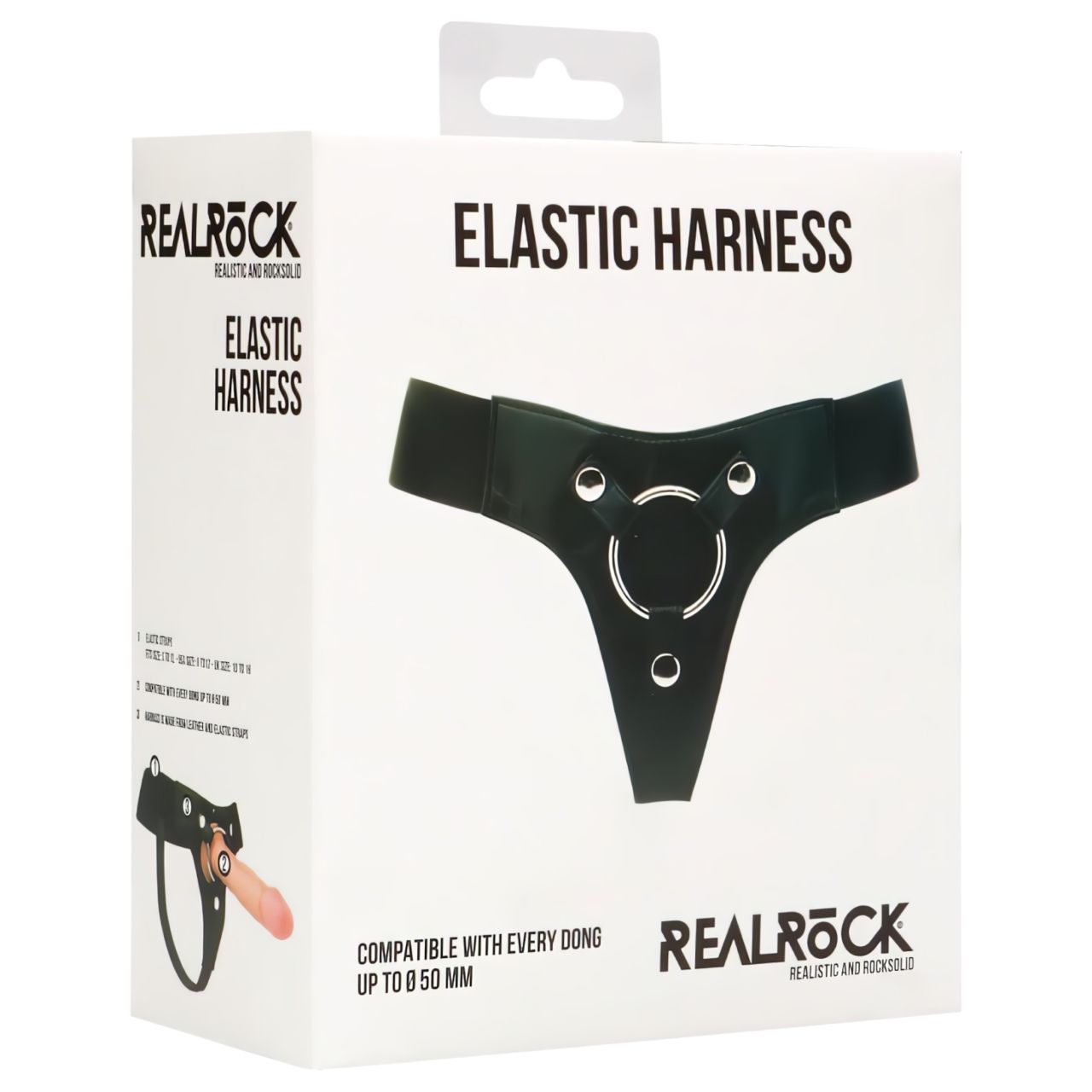 RealRock Elastic - alsó, felcsatolható termékhez (fekete)