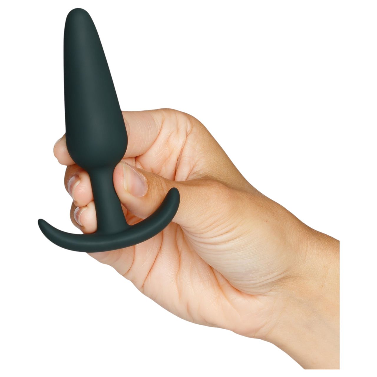 Amaysin - fekete-zöld szilikon anál plug szett kezdőknek (3 db)