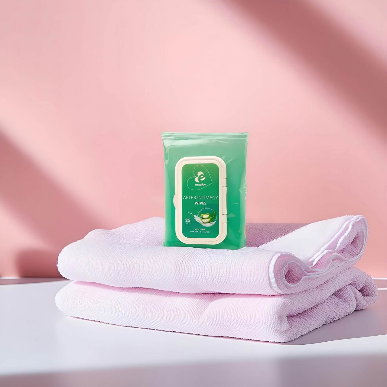 EasyGlide After Intimacy - intim törlőkendő szex után (25 db)