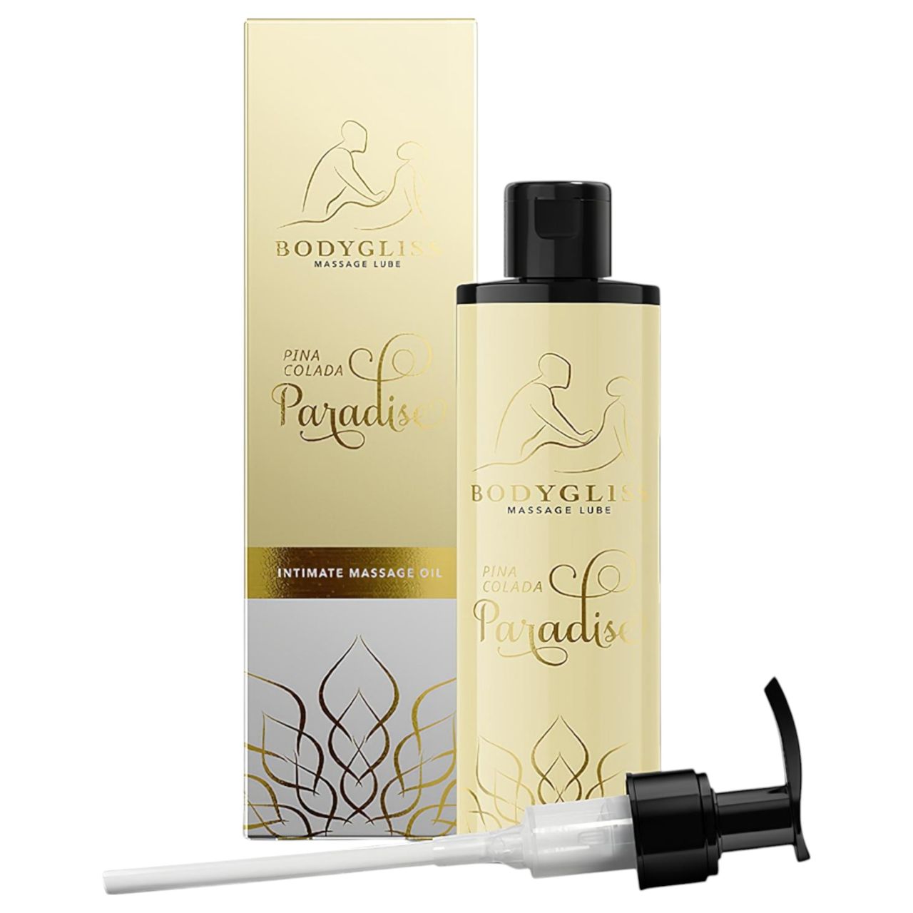 Bodygliss - síkosító és masszázsolaj, Pina Colada illatú (150 ml) Bodygliss - síkosító és masszázsolaj, Pina Colada illatú (150 ml)