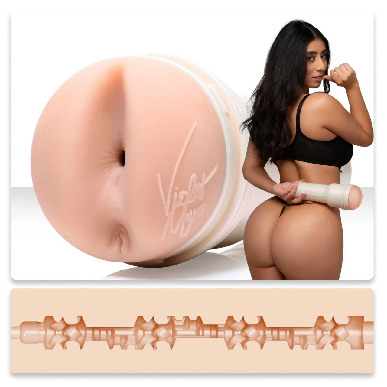 Fleshlight Girls Violet Myers Ahegao - élethű popsi maszturbátor (testszínű) Fleshlight Girls Violet Myers Ahegao - élethű popsi maszturbátor (testszínű)