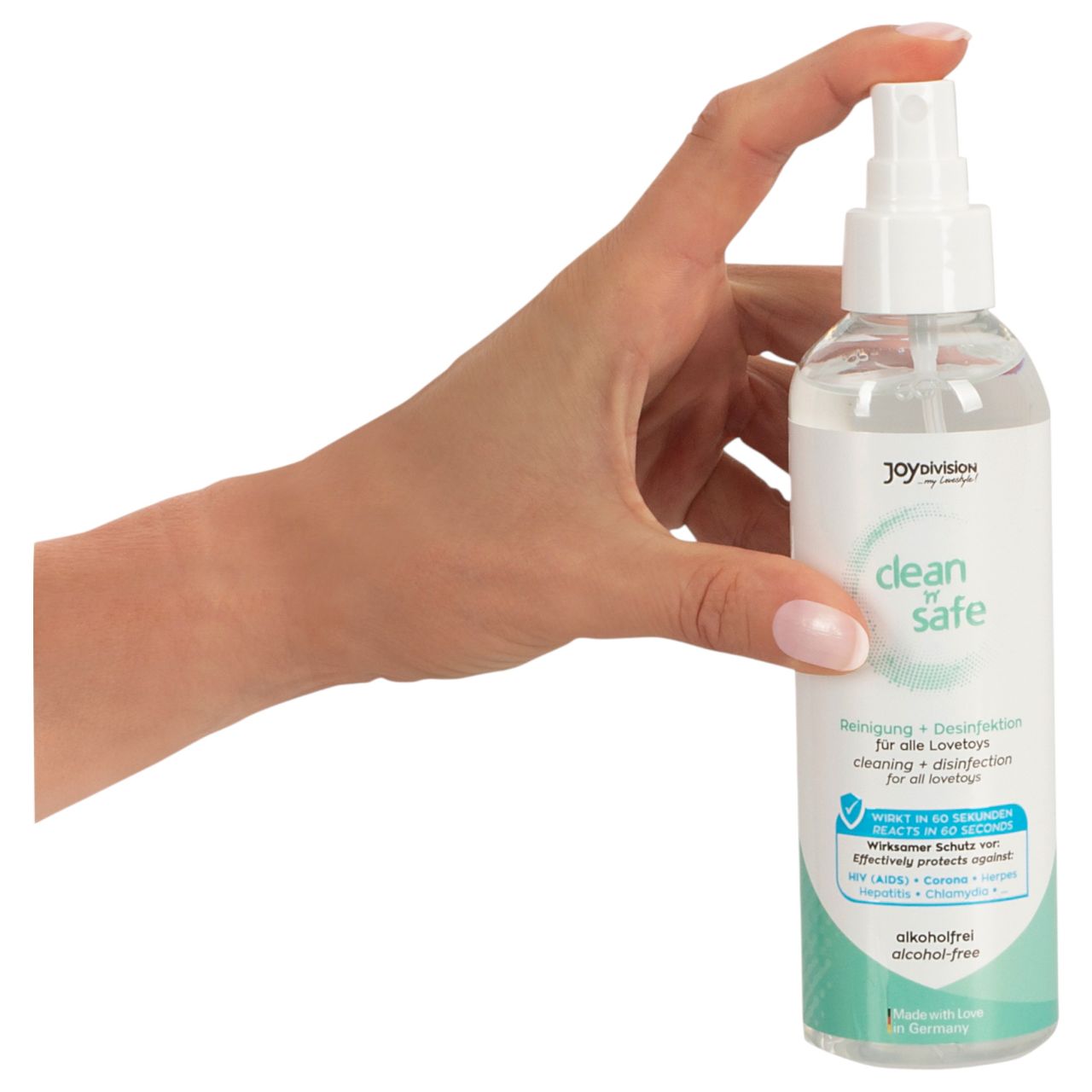 JoyDivision Clean Safe - fertőtlenítő tisztító spray (200 ml) JoyDivision Clean Safe - fertőtlenítő tisztító spray (200 ml)