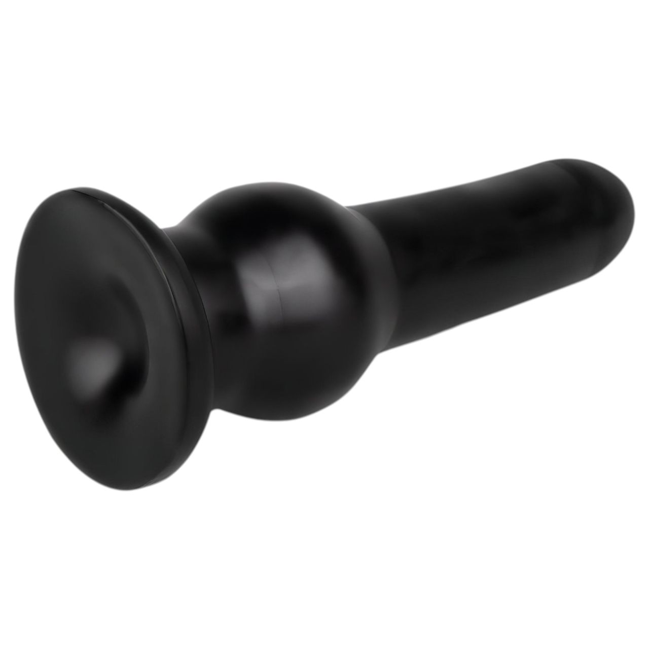 BUTTR Tactical I - tapadókorongos dildó (fekete)