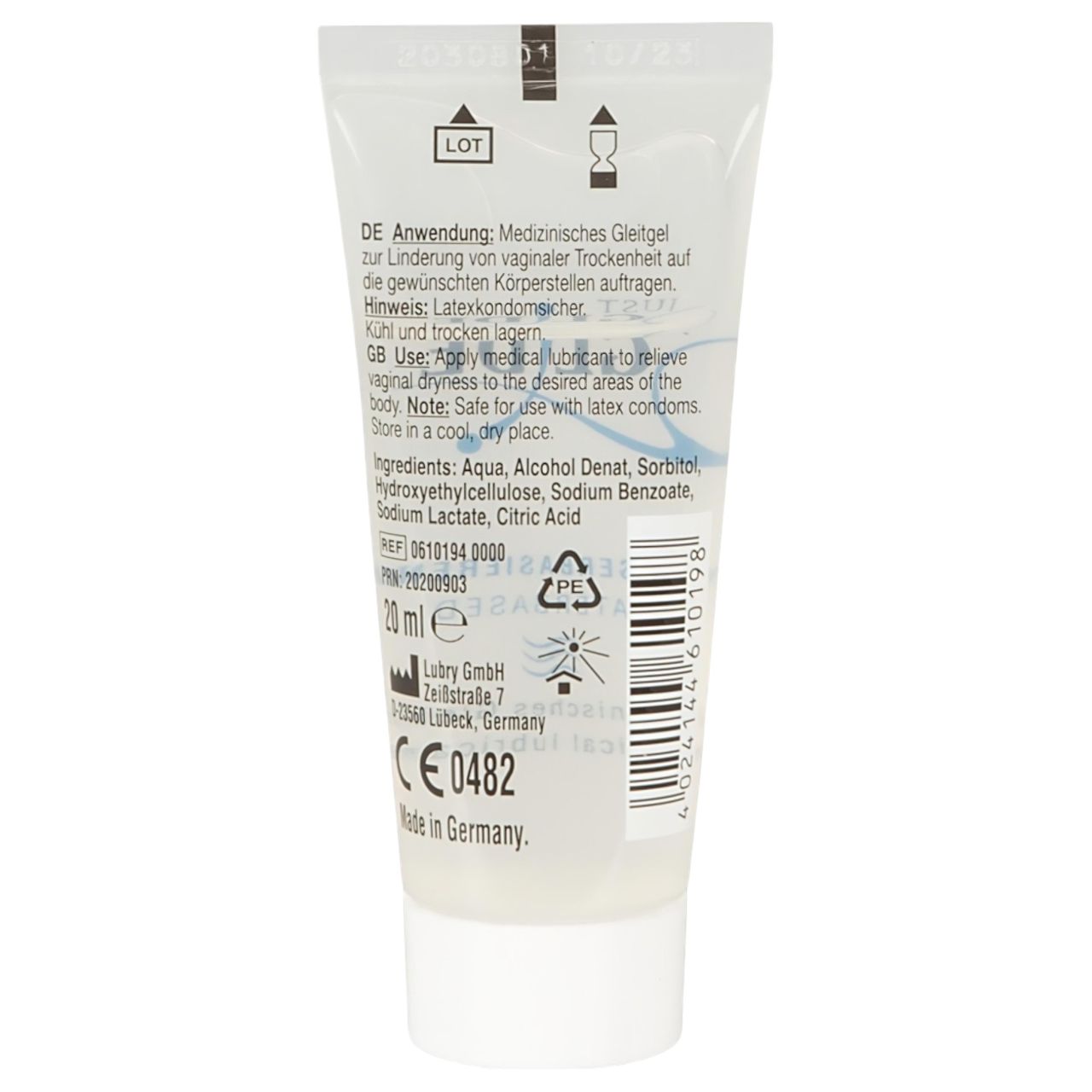Just Glide vízbázisú síkosító (20 ml) Just Glide vízbázisú síkosító (20 ml)