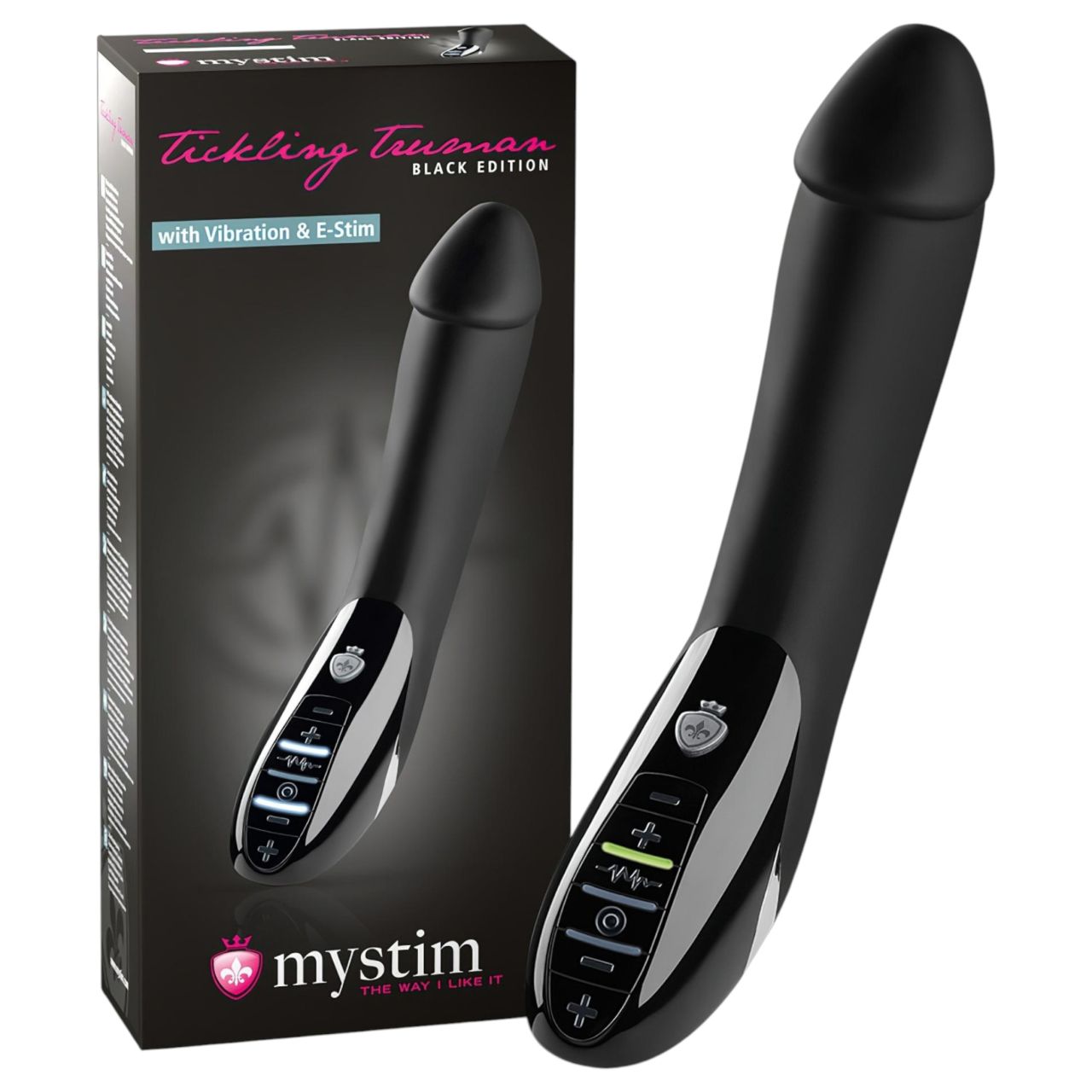 mystim Tickling Truman - elektro-stimuláló vibrátor (fekete) mystim Tickling Truman - elektro-stimuláló vibrátor (fekete)