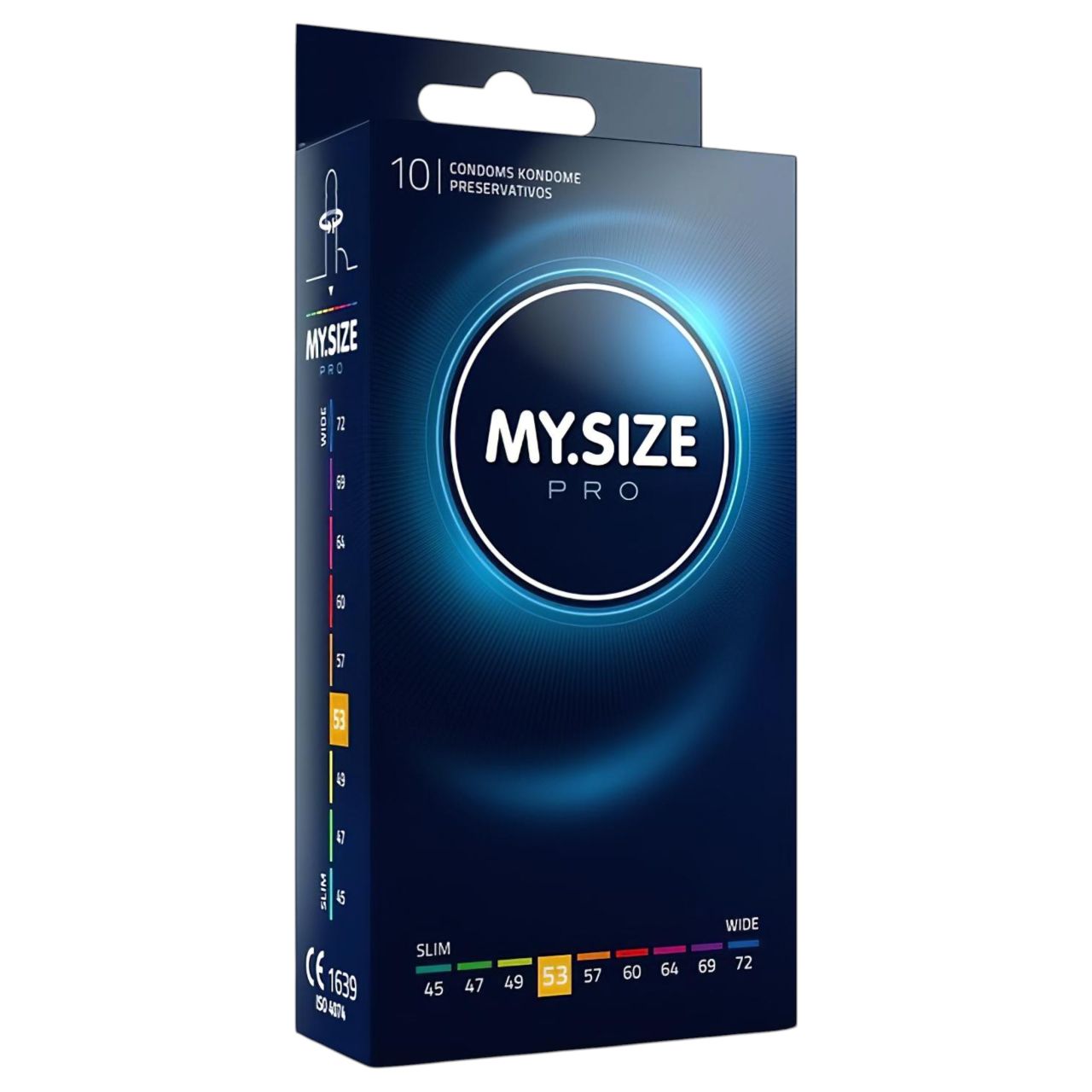 My.Size PRO - egyedi méretű óvszer - 53 mm (10 db) My.Size PRO - egyedi méretű óvszer - 53 mm (10 db)
