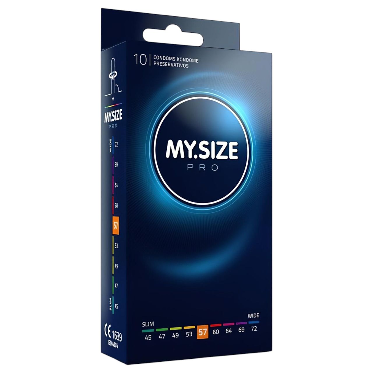 My.Size PRO - egyedi méretű óvszer - 57 mm (10 db) My.Size PRO - egyedi méretű óvszer - 57 mm (10 db)