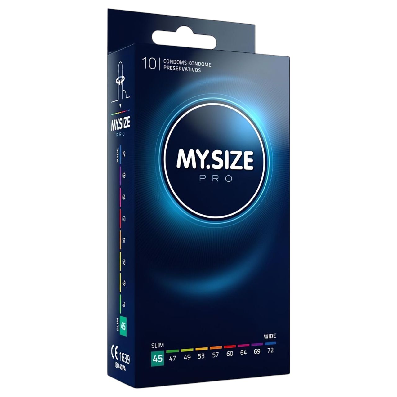 My.Size PRO - egyedi méretű óvszer - 45 mm (10 db) My.Size PRO - egyedi méretű óvszer - 45 mm (10 db)