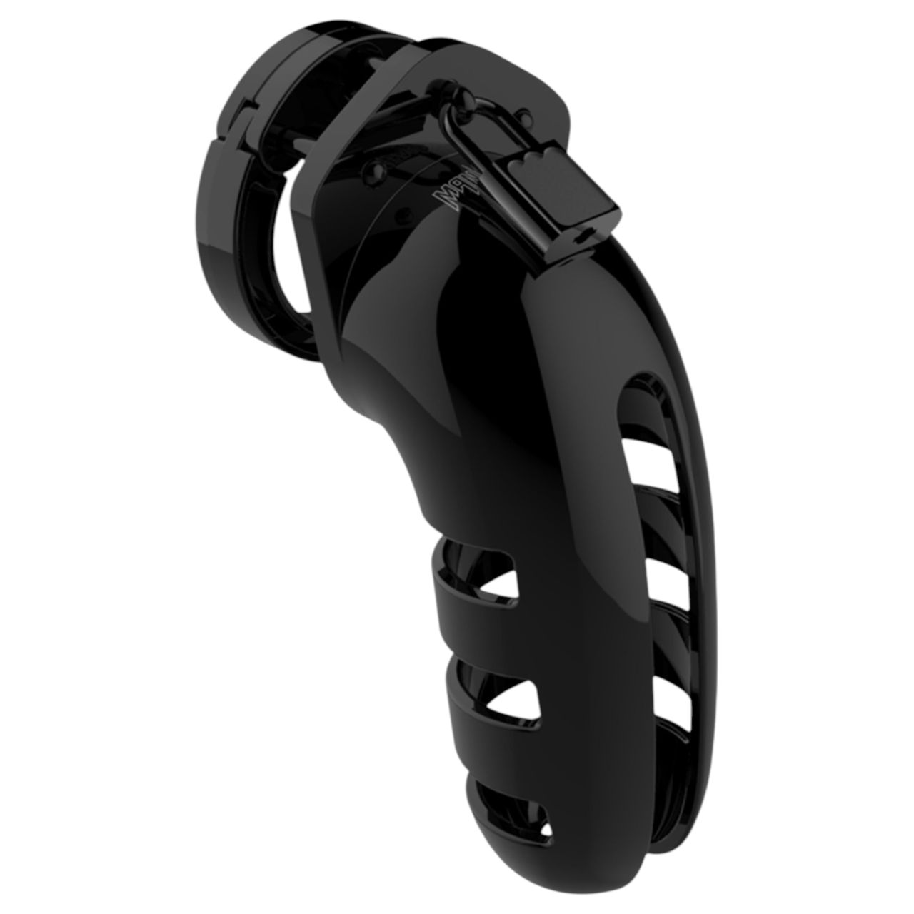 ManCage Model 06 - péniszketrec férfiaknak (fekete) - 14 cm ManCage Model 06 - péniszketrec férfiaknak (fekete) - 14 cm