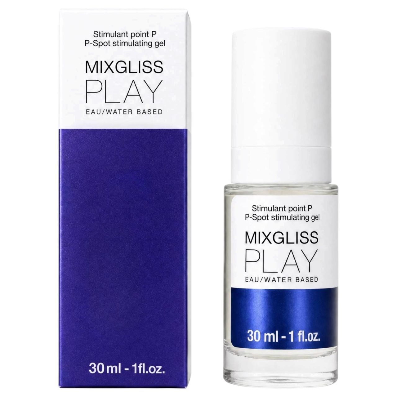 Mixgliss Play - prosztata stimuláló síkosító gél férfiaknak, illatmentes (30ml) Mixgliss Play - prosztata stimuláló síkosító gél férfiaknak, illatmentes (30ml)