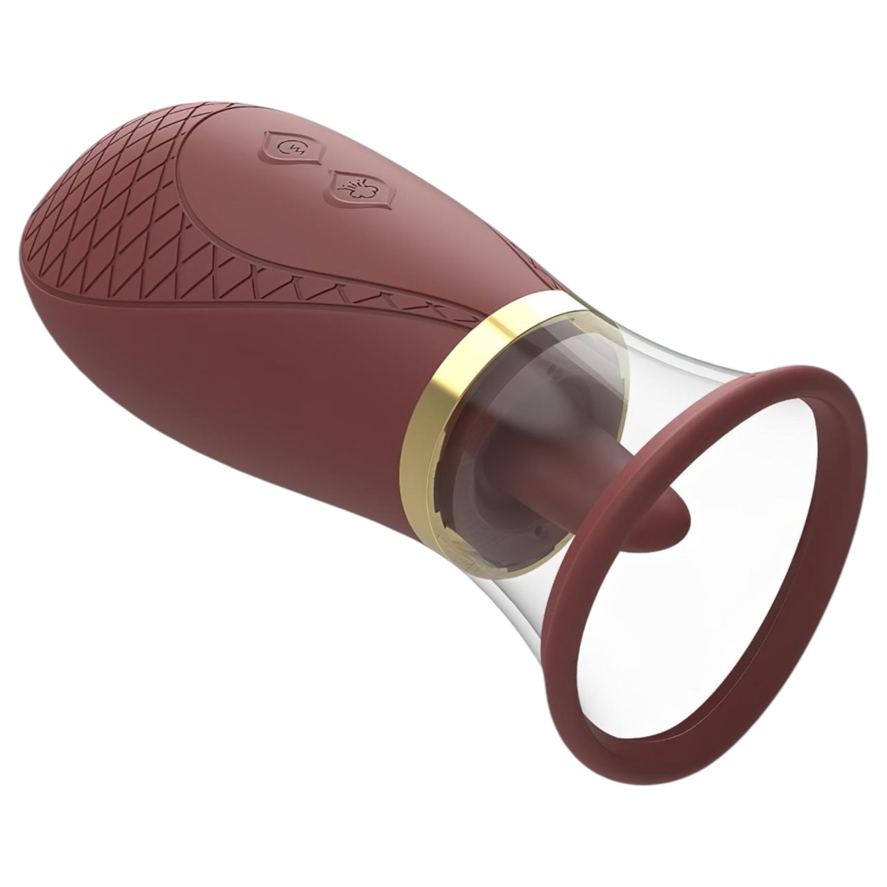 Dreamtoys Roxy - léghullámos szívó-nyaló csiklóizgató vibrátor (bordó) Dreamtoys Roxy - léghullámos szívó-nyaló csiklóizgató vibrátor (bordó)