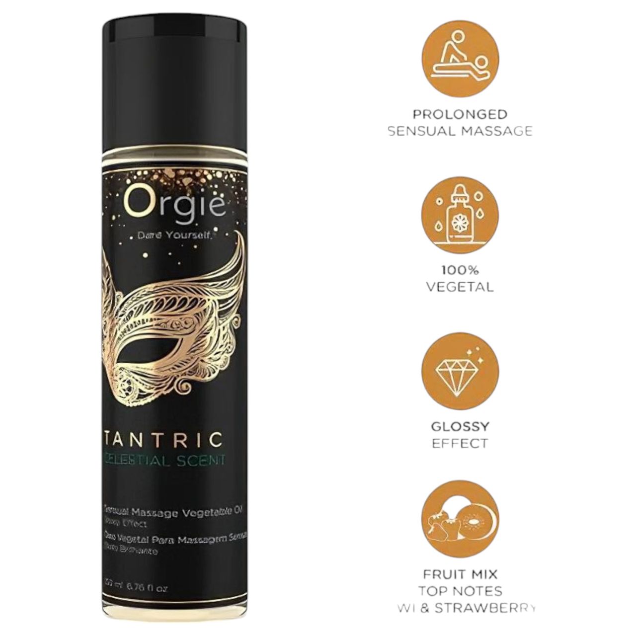 Orgie Tantric Celestial - érzéki masszázsolaj (200 ml) Orgie Tantric Celestial - érzéki masszázsolaj (200 ml)