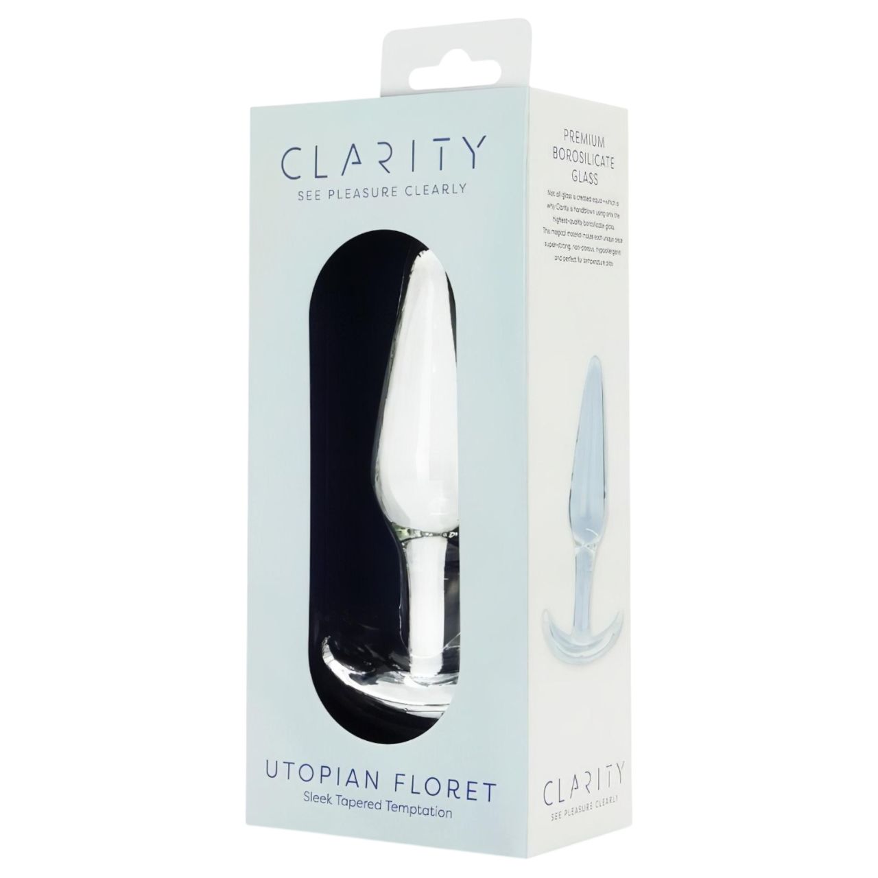 Clarity Utopian Floret - üveg anál plug (átlátszó) Clarity Utopian Floret - üveg anál plug (átlátszó)