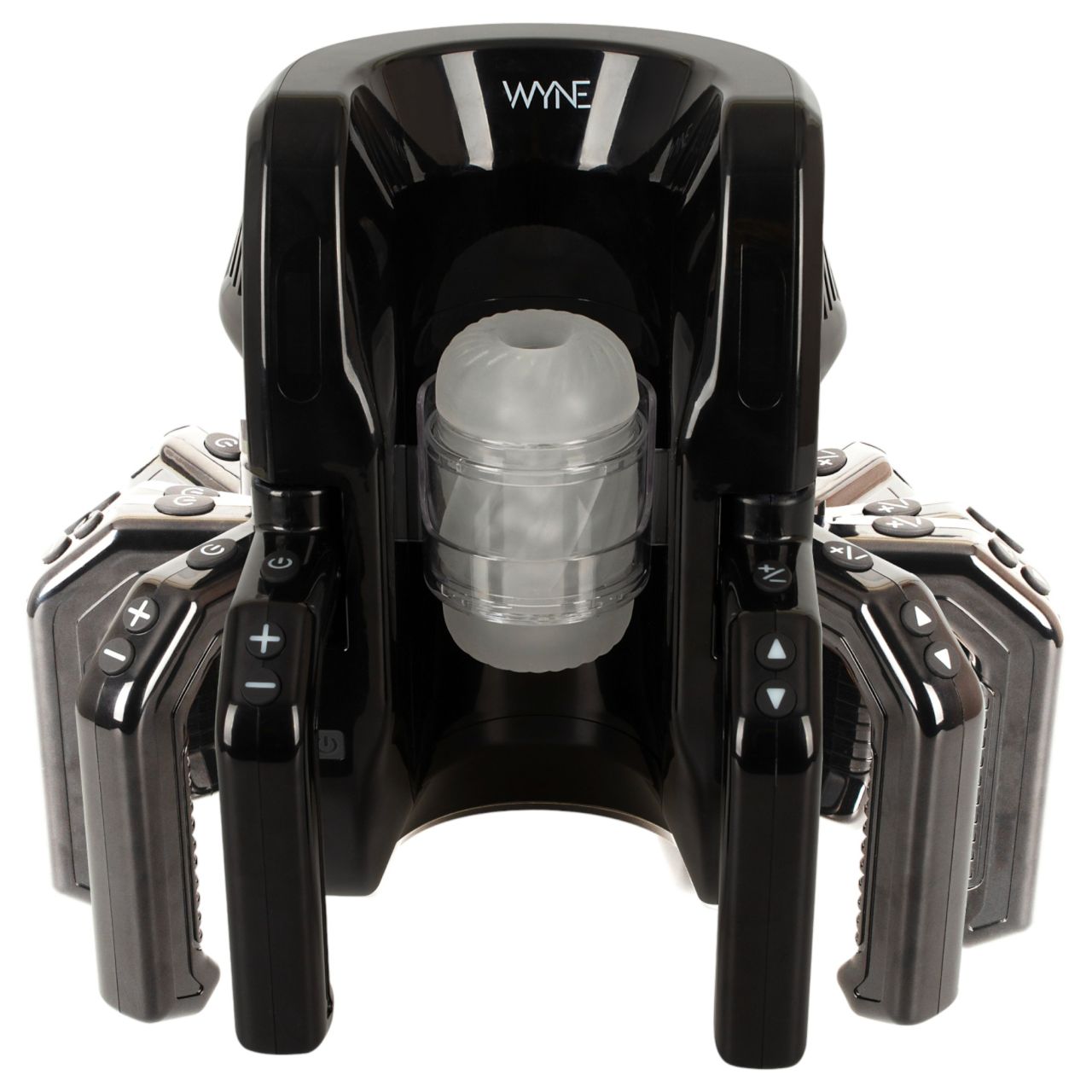 WYNE 10 - automata maszturbátor kapaszkodóval férfiaknak (fekete) WYNE 10 - automata maszturbátor kapaszkodóval férfiaknak (fekete)