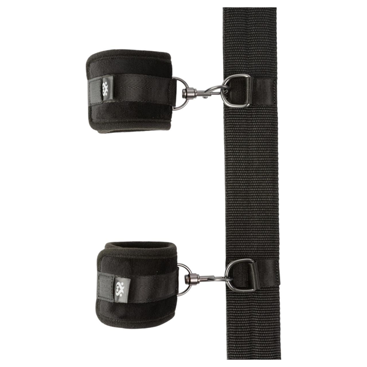 Sei Mio - terpesztő rúd bilinccsel, bondage szett (fekete)