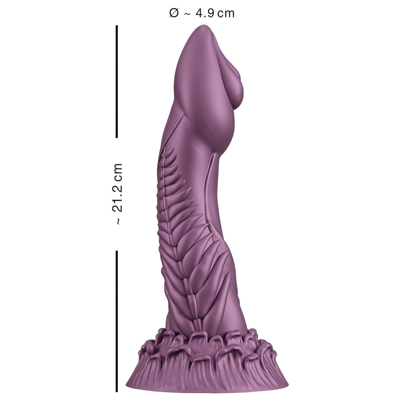 Beasty Cocks Alien Phallus - fantázia űrlény dildó (lila)