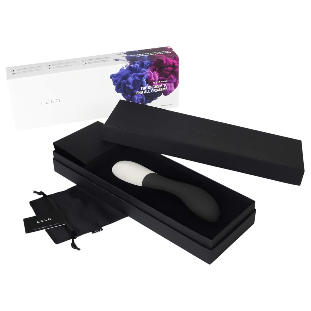 LELO Mona Wave - vízálló G-pont vibrátor (fekete) LELO Mona Wave - vízálló G-pont vibrátor (fekete)