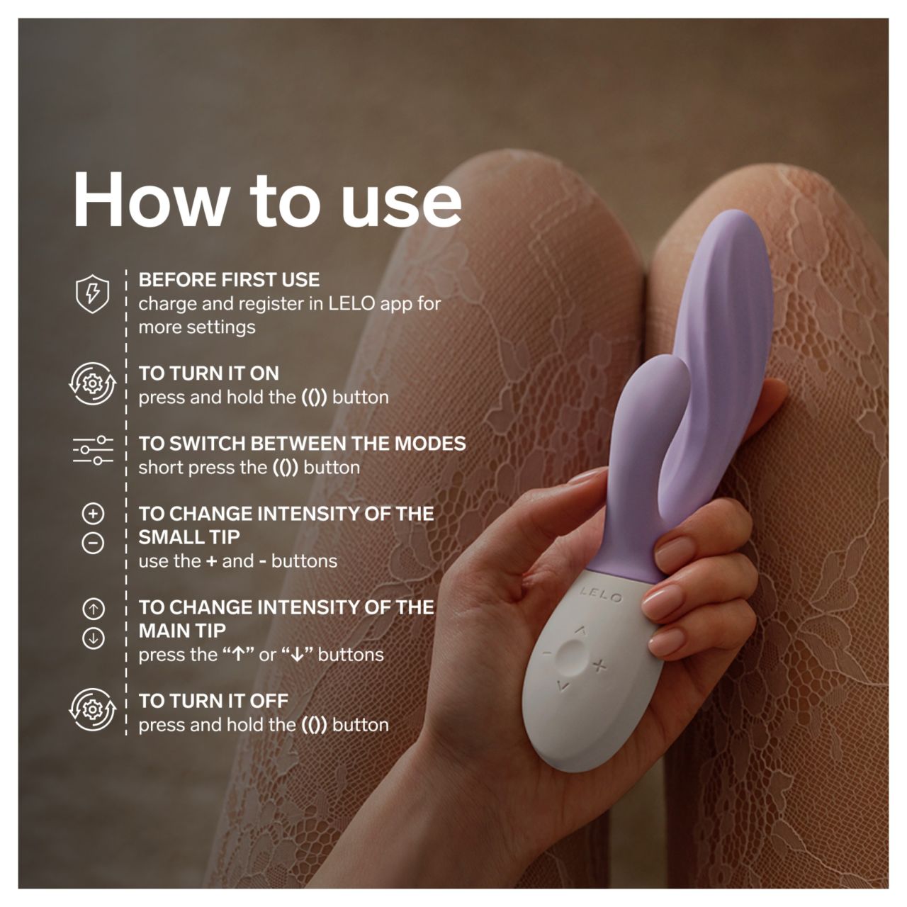 LELO INA Twist - appos, csiklókaros G-pont vibrátor (lila)