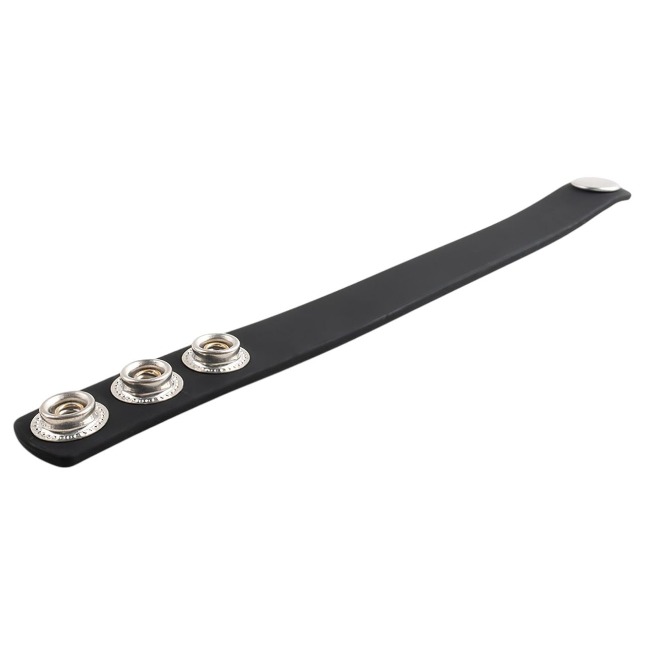 Pulselock Forge - állítható patentos szilikon péniszgyűrű (fekete) - 200mm Pulselock Forge - állítható patentos szilikon péniszgyűrű (fekete) - 200mm