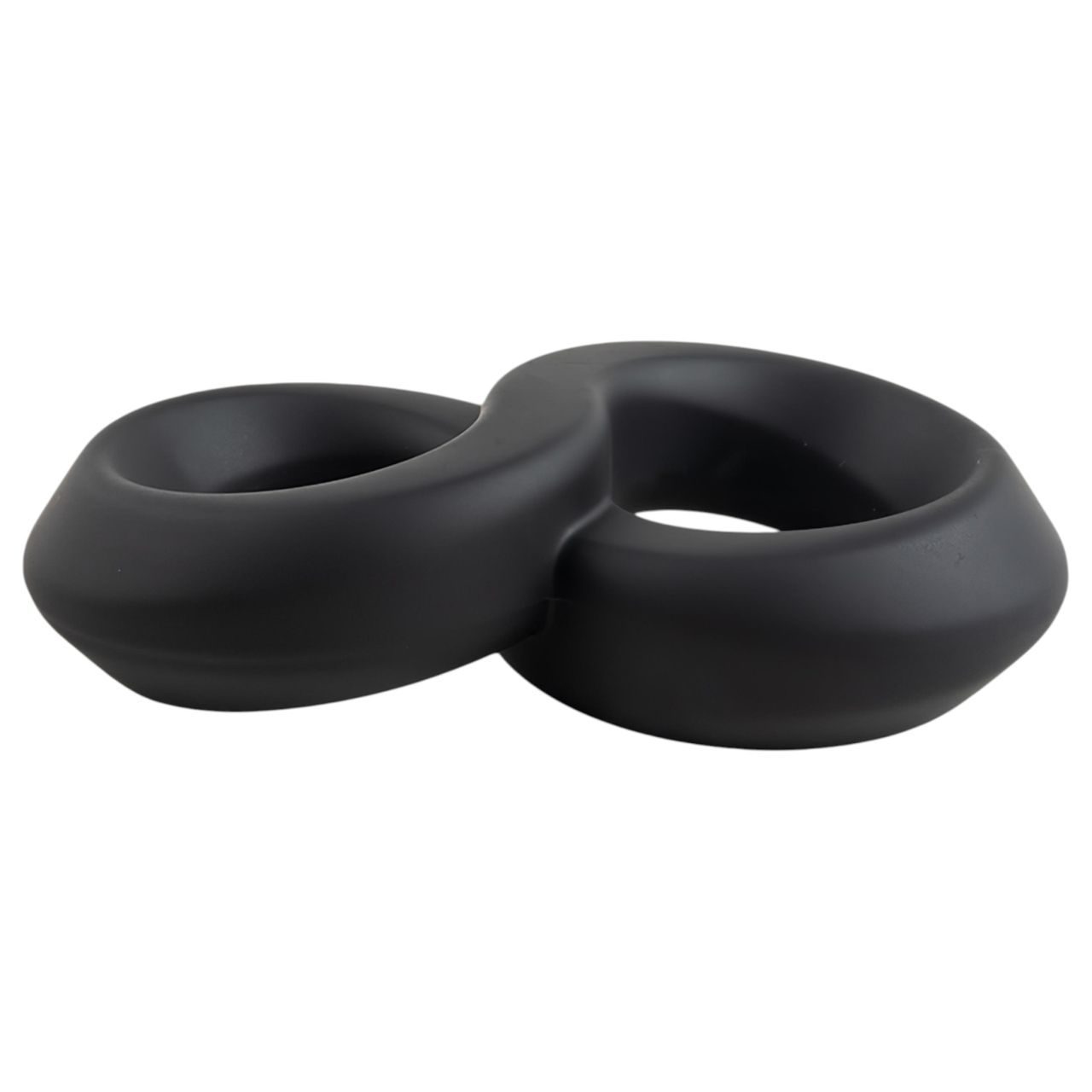Pulselock Taur - dupla pénisz- és heregyűrű (fekete) - 20mm Pulselock Taur - dupla pénisz- és heregyűrű (fekete) - 20mm