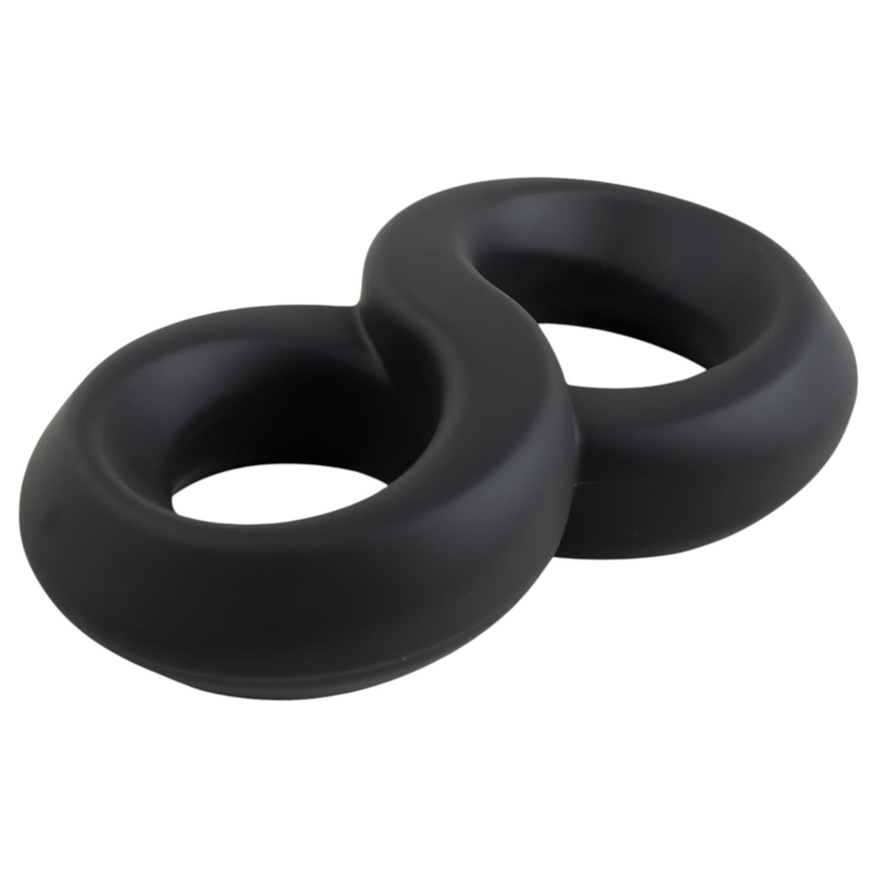 Pulselock Taur - dupla pénisz- és heregyűrű (fekete) - 20mm Pulselock Taur - dupla pénisz- és heregyűrű (fekete) - 20mm