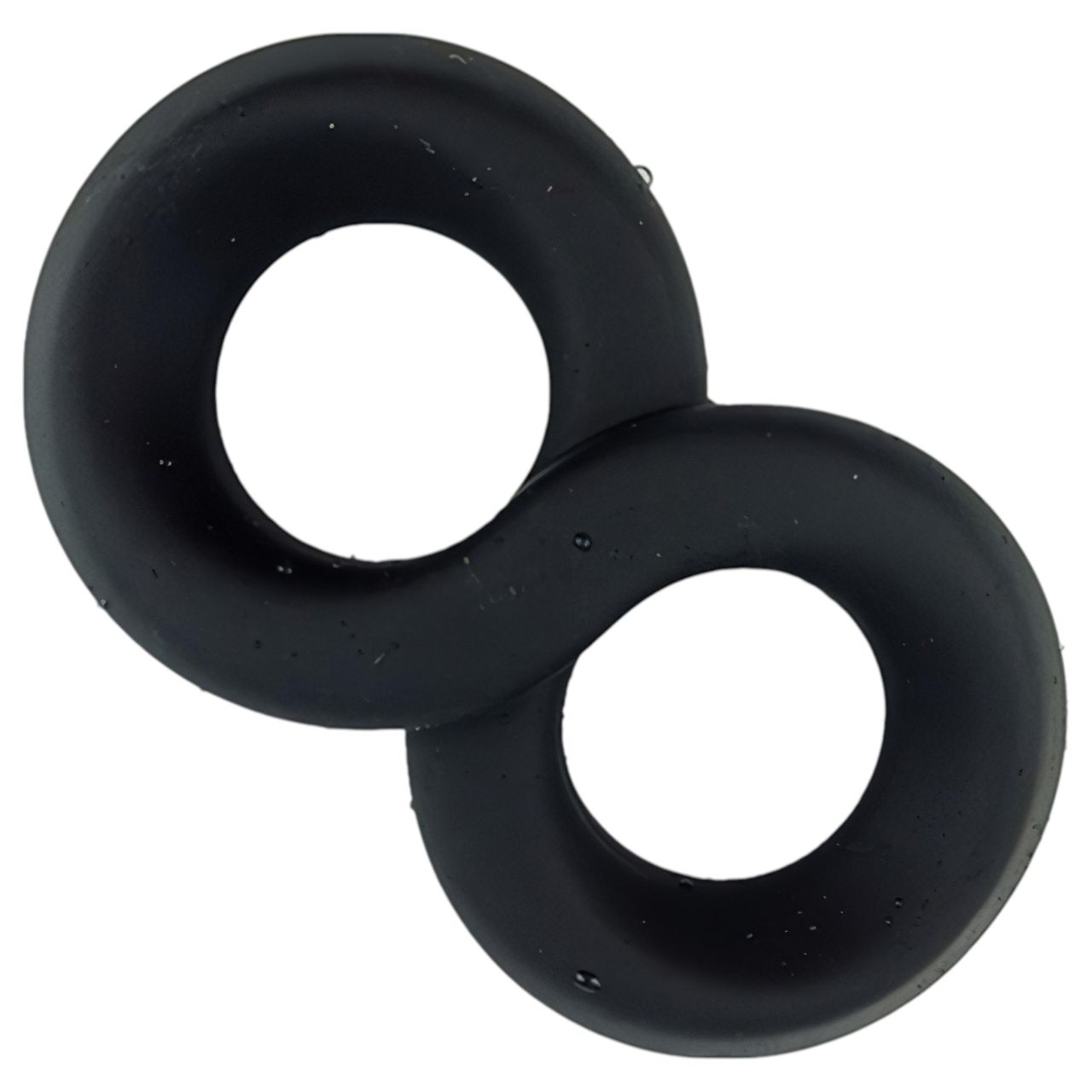 Pulselock Taur - dupla pénisz- és heregyűrű (fekete) - 20mm Pulselock Taur - dupla pénisz- és heregyűrű (fekete) - 20mm