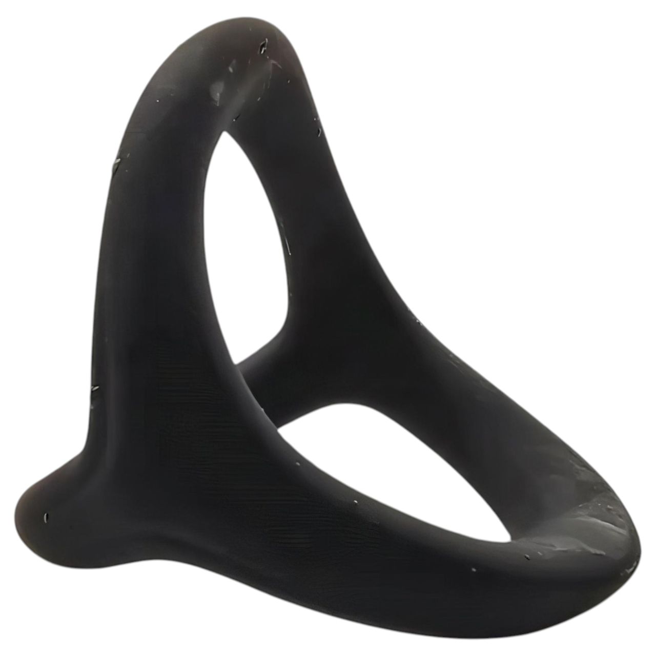 Pulselock Taur - Y-formájú pénisz- és heregyűrű (fekete) - S