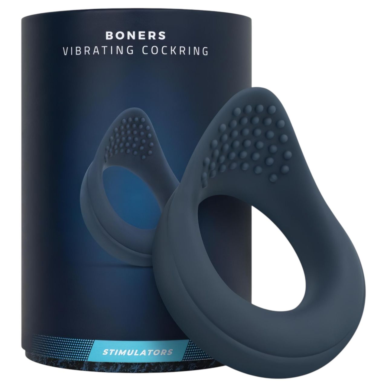 Boners - vibrációs péniszgyűrű (kék) Boners - vibrációs péniszgyűrű (kék)