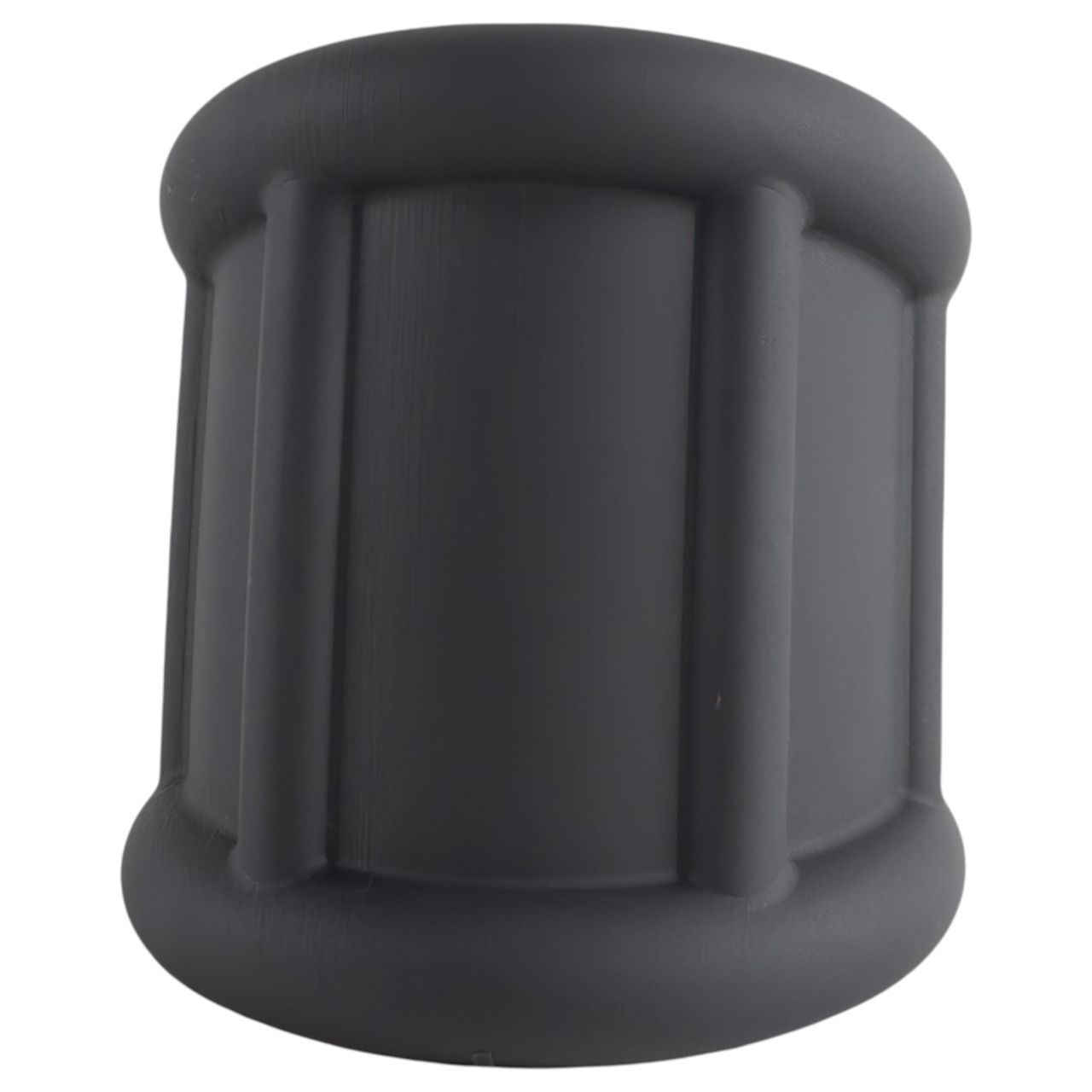 Pulselock Cocktura - fekete bordázott szilikon péniszgyűrű (30 mm)