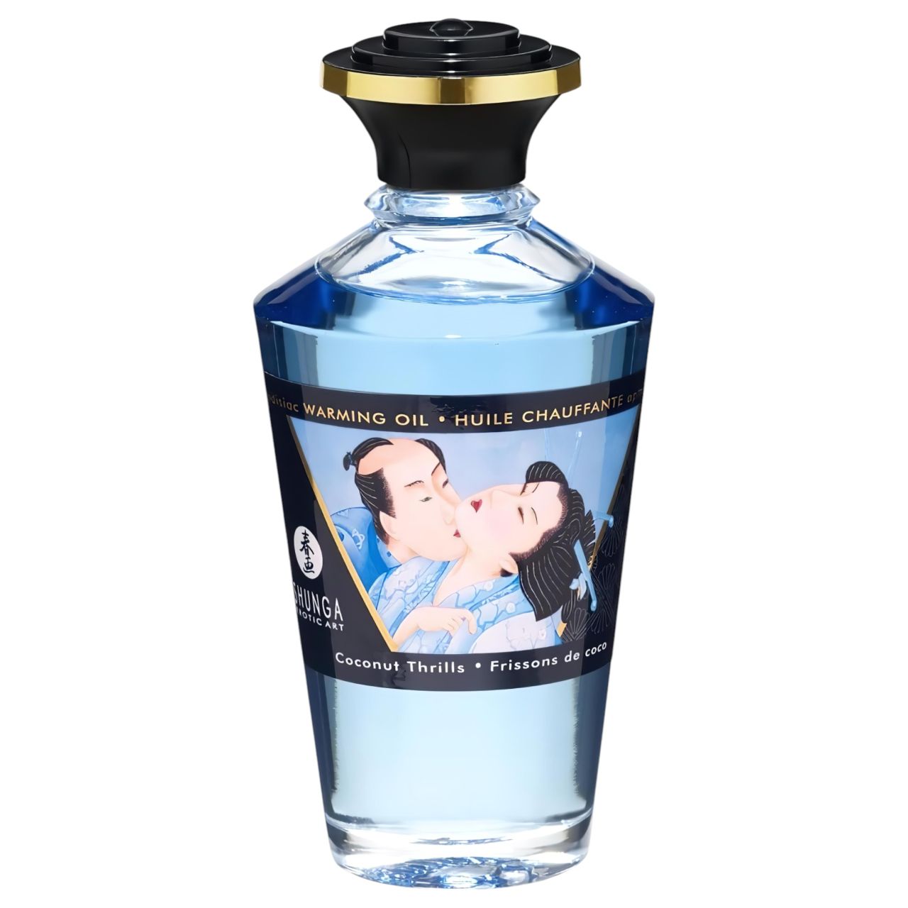 Shunga - melegítő erotikus masszázsolaj kókusz illattal (100 ml)