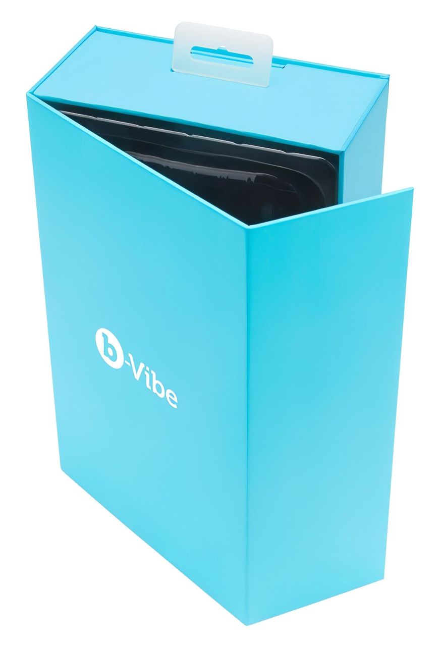 b-Vibe Novice - rádiós anál vibrátor kezdőknek (fekete)